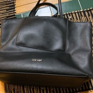 Black large shoulder bag with lots of room